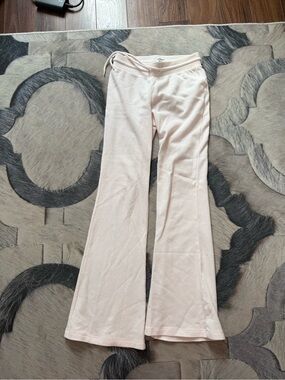 Sunday Best Pale Pink Waffle Knit Lounge Pants